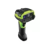 Zebra DS3608-XR: RUGGED, AREA IMAGER, EXTENDED RANGE (SE58), CORDED, GREEN LASER AIMER, INDUSTRIAL GREEN, VIBRATION MOTOR