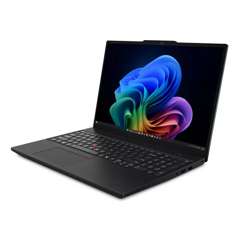 Lenovo ThinkPad T16 Gen 5 Core™ Ultra 7 355 512GB SSD 16GB 16 (1920x1200) WIN11 Pro BLACK Backlit Keyboard FP Reader. 1 YW