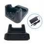 Unitech HT330 1-slot USB cradle with spare battery slot. Comes Power Adapter. _x00D_