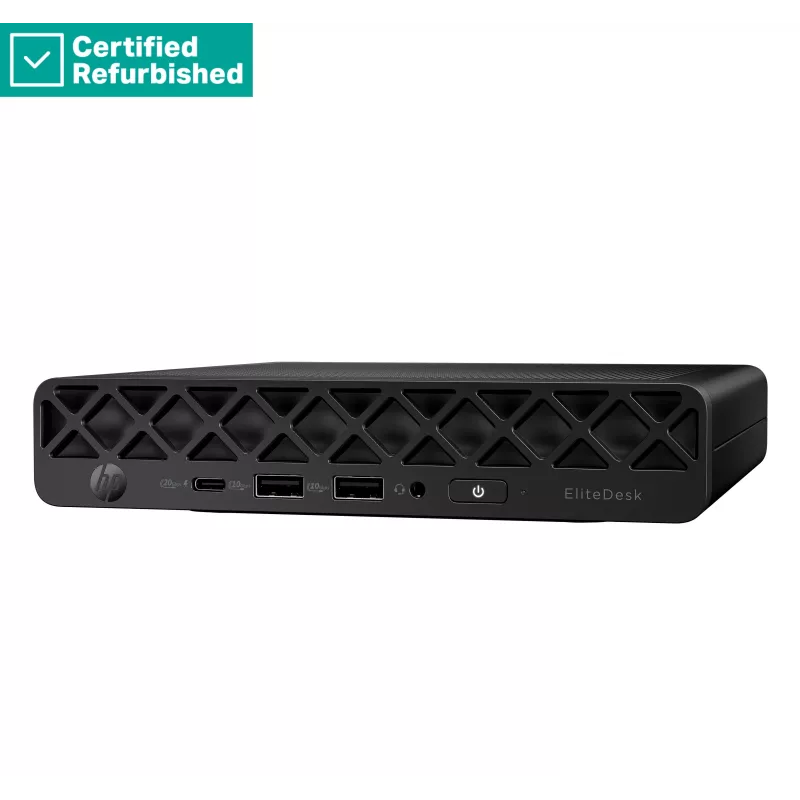RENEW SILVER HP EliteDesk 8 G1i Mini - Ultra 9-285, 64GB, 1TB SSD, USB Mouse, Win 11 Home, 1 years