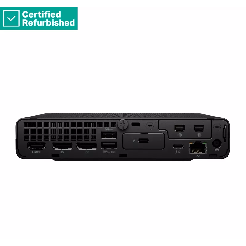 RENEW SILVER HP EliteDesk 8 G1i Mini - Ultra 9-285, 64GB, 1TB SSD, USB Mouse, Win 11 Home, 1 years