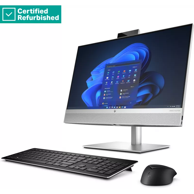 RENEW SILVER HP Elite 840 G9 AIO All-In-One 24 - i7-14700, 16GB, 512GB SSD, 23.8 FHD Non-Touch AG, VESA/Height Adjustable, Win 11 Pro, 1 years