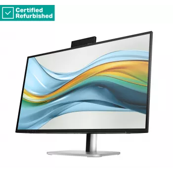 RENEW GOLD HP 527pm Series 5 Pro QHD Conferencing Monitor - 27 2560x1440 QHD 350-nit 100Hz AG, IPS, USB-C(100W/15W)/HDMI/DP Daisy-Chain, 3x USB-A, speakers, webcam, RJ-45 LAN, height adjust/tilt/swivel/pivot, 1 years (replaces E27m)