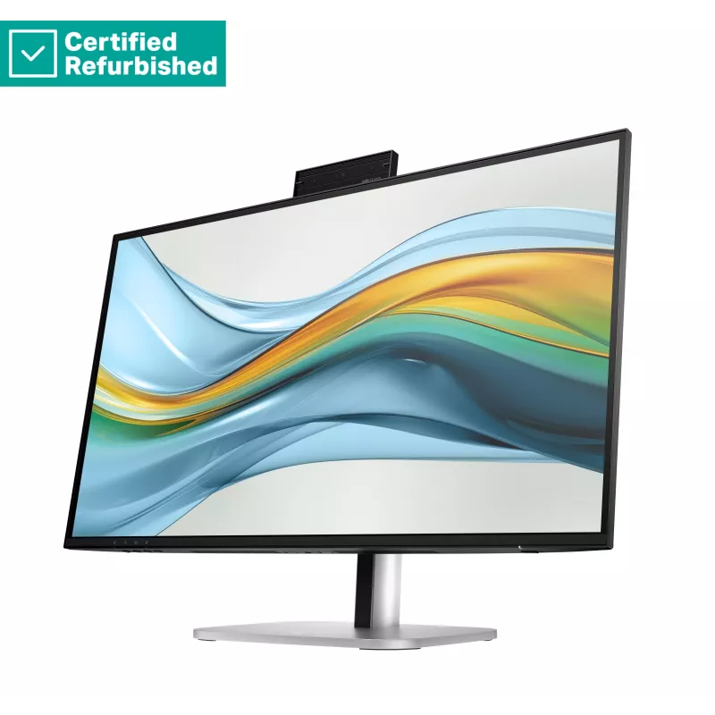 RENEW GOLD HP 527pm Series 5 Pro QHD Conferencing Monitor - 27 2560x1440 QHD 350-nit 100Hz AG, IPS, USB-C(100W/15W)/HDMI/DP Daisy-Chain, 3x USB-A, speakers, webcam, RJ-45 LAN, height adjust/tilt/swivel/pivot, 1 years (replaces E27m)