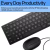 HP 320MK USB Wired Mouse Keyboard Combo, spill resistant – Black - EST