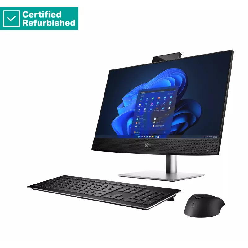 RENEW GOLD HP Pro 440 G9 AIO All-In-One 24 - i7-12700T, 16GB, 512GB SSD, Radeon RX 6300M 2GB, 23.8 FHD Non-Touch AG, DVD-RW, Height Adjustable, Win 11 Pro, 1 years