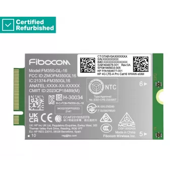 RENEW GOLD HP 4G LTE Modem m.2 WWAN Cat 16 L860-GL-16 Mobile Broadband Cellular (compatible with WWAN-ready EliteBook 630 640 645 660 830 840 860 1040 G11, x360 G11, ProBook 440 460 465 G11, ZBook Firefly Fury Power 14 16 G11 G11A)