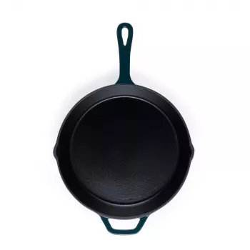 Salter BW13773GR Cast Iron 26 cm FryPan, Green