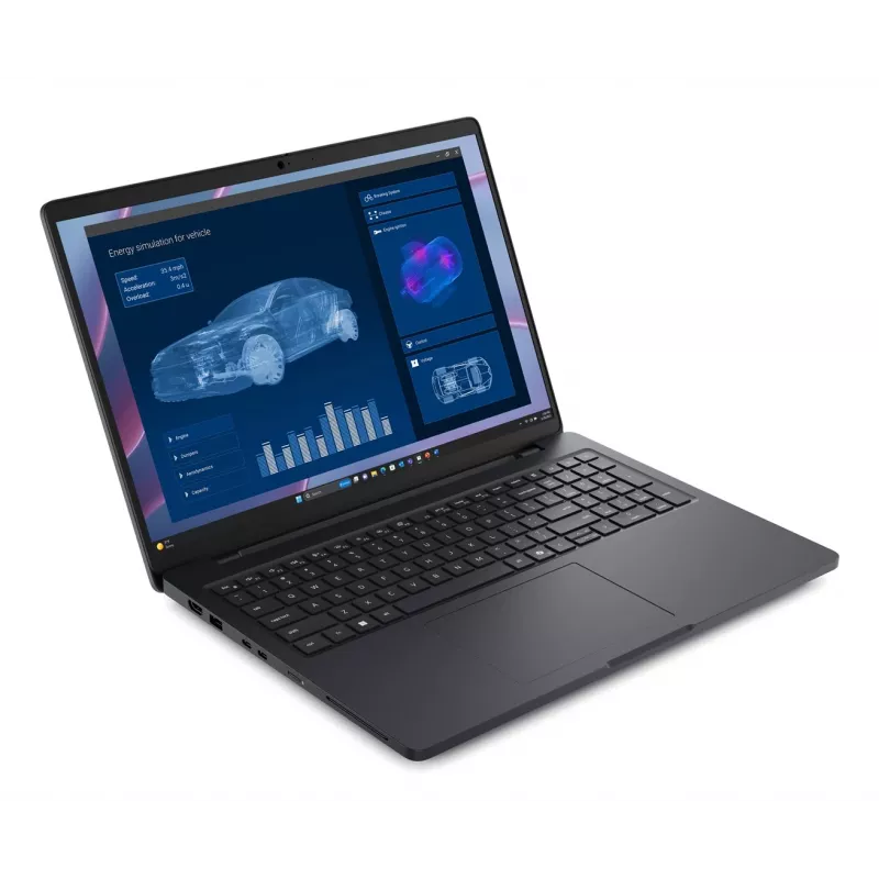 DELL Pro Max 16 MC16255 Copilot+ PC AMD Ryzen AI 5 PRO 340 Laptop 40.6 cm (16) Full HD+ 16 GB LPDDR5x-SDRAM 256 GB SSD Wi-Fi 7 (802.11be) Windows 11 Pro Black English