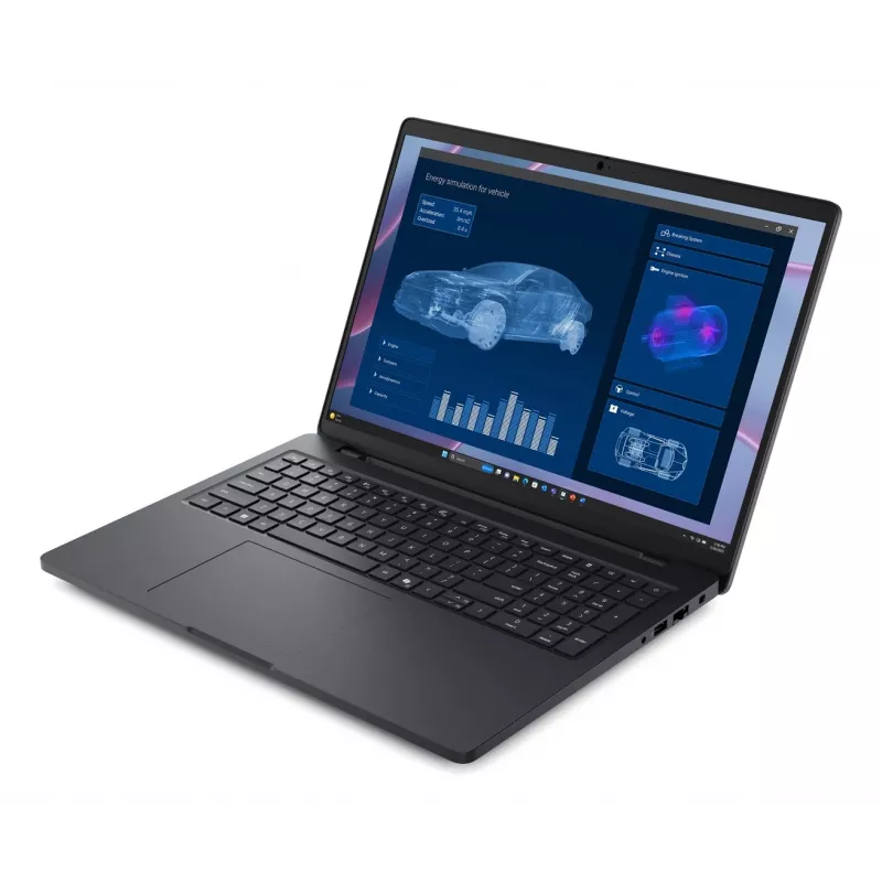 DELL Pro Max 16 MC16255 Copilot+ PC AMD Ryzen AI 5 PRO 340 Laptop 40.6 cm (16) Full HD+ 16 GB LPDDR5x-SDRAM 256 GB SSD Wi-Fi 7 (802.11be) Windows 11 Pro Black English