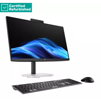 RENEW SILVER HP ProStudio 4 AIO All-In-One 24 - Ultra 5-235, 16GB, 512GB SSD, 23.8 FHD Non-Touch AG, Height Adjustable, USB Mouse, Win 11 Pro, 1 years
