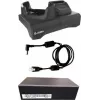 Zebra kit - Single-slot and spare battery charging cradle kit with USB communication