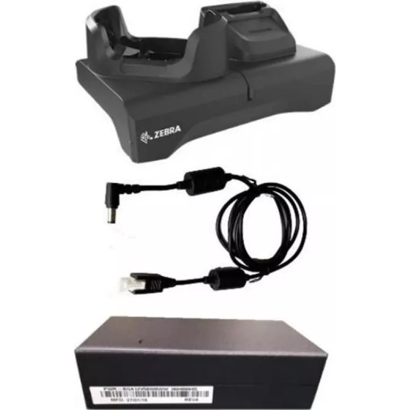 Zebra kit - Single-slot and spare battery charging cradle kit with USB communication