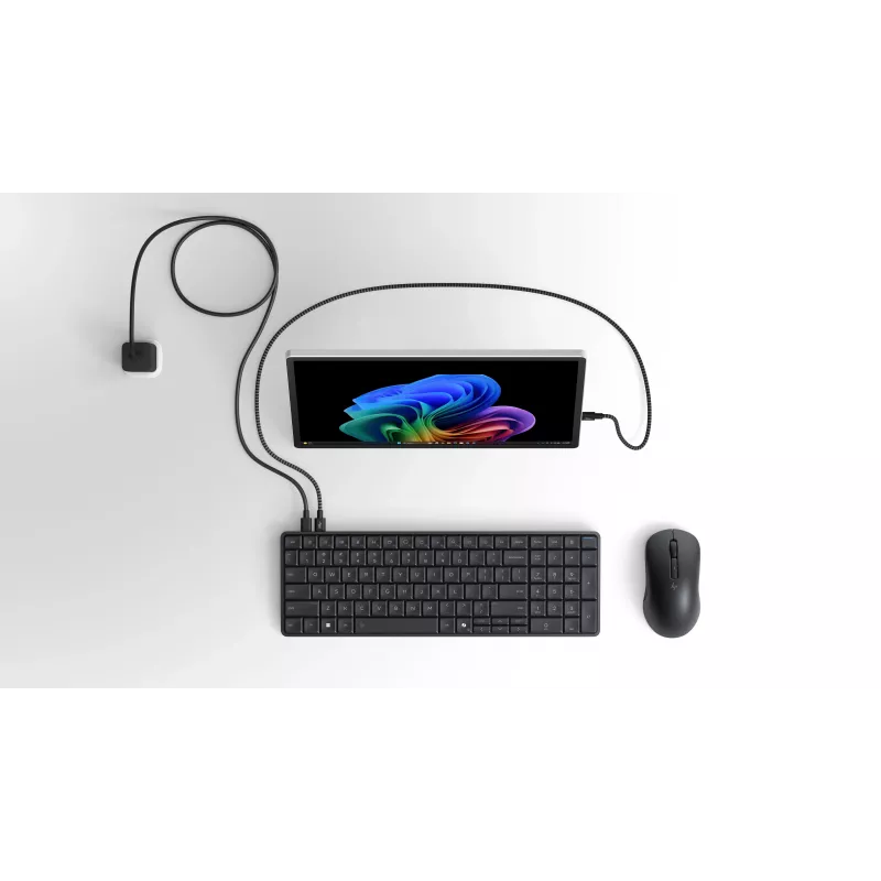HP EliteBoard G1a AI - Ryzen 5 340, 16GB, 512GB SSD, WiFi & BT, FPR, US Backlit Spill Resistant keyboard, 675M mouse, 32Wh, Win 11 Pro, 3 Years