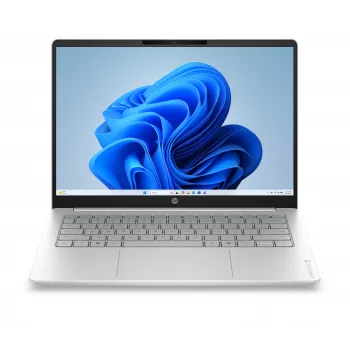 HP OmniBook 3 14-hu0009nyx - Core 5 120U, 16GB DDR5, 1TB, 14.0 2K (1920x1200) OLED Brightview Low Blue Light 300 nits, Glacier Silver FF - 1080p TNR, Not Included 45W AC Adapter, Win 11 Home, 1 years