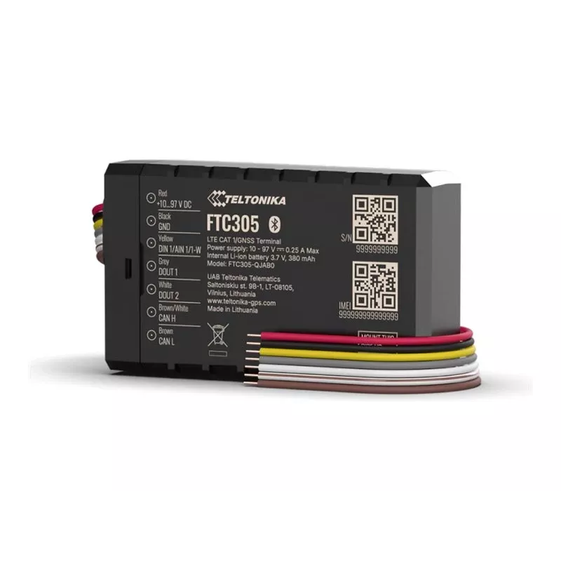 Teltonika FTC305 Compact 4G LTE Cat 1 e-mobility tracker with CAN data reading