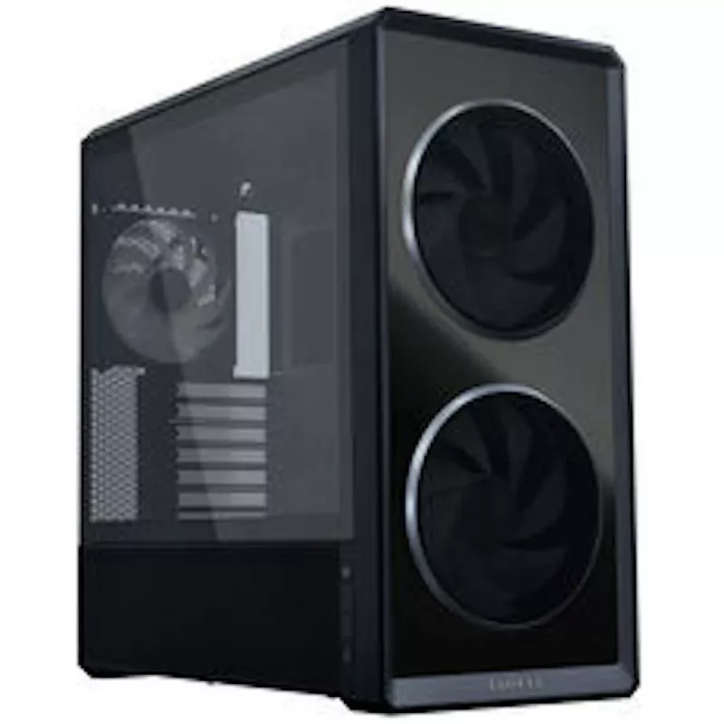 Lian Li LANCOOL 217 INF PC-Gehäuse Bundle + HydroShift II LCD-S 360TL AIO + 3x UNI FAN SL-INF 120 Reverse Blade Lüfter - schwarz