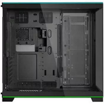 Lian Li O11D EVO RGB PC-Gehäuse Bundle + HydroShift II LCD-S 360TL AiO + 6x UNI FAN SL-INF 120 Reverse Blade Lüfter + UNI HUB SL-INF - schwarz