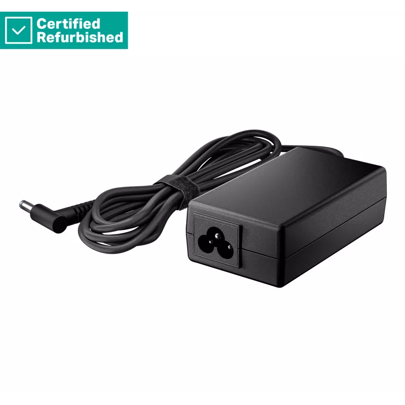 RENEW GOLD HP 65W Smart AC Power Adapter Notebook Charger 4.5mm barrel tip w/ 7.4mm dongle / fits HP 200-series, ProBook 400/600-series, EliteBook 700/800-series