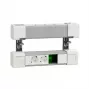 SCHNEIDER ELECTRIC UNICA SYSTEM+ DESK UNIT 4XSCHUKO+USB A/C+RJ45 OPT, WHITE/GREY