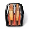 Philips Viva Collection Toaster HD2637/90 Extra wide 2 slots toaster Built in bun warmer Black/Damaged package