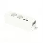 SCHNEIDER ELECTRIC UNICA SYSTEM+ MOD.UNIT 2XSCHUKO+USBA/C WHITE