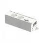 SCHNEIDER ELECTRIC UNICA SYSTEM+ MOD.UNIT 2XSCHUKO+USBA/C WHITE/GREY