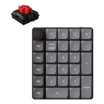 KEYCHRON K0 Max - Milk POM Red - Wireless Numpad Keyboard