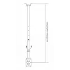 LH-GROUP CEILING ARM MOUNT 23-70