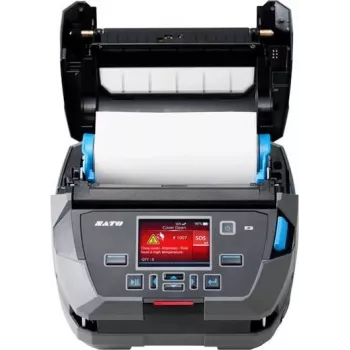 SATO PW4NX DT203DPI Standard USB Bluetooth WLAN Dispenser Belt Clip AC adapters are - Etiketten-/Labeldrucker - Bluetooth