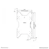 NEOMOUNTS FLAT SCREEN WALL MOUNT (ROTATABLE) 1 SCREEN BLACK
