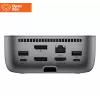 HP Thunderbolt 4 Ultra Dock - OPENBOX - G6 280W w/Combo Cable - 5x USB-A, 2x USB-C, 1x USB-C Thunderbolt 4, 2x DisplayPort, 1x HDMI, 1x RJ-45, Meteor Silver, 3 years