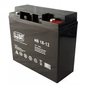 12V 18Ah AGM Sealed Lead-Acid Battery – Maintenance-Free, F2 Terminals