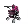 2-in-1 Stroller with Bag Carrycot Black-Pink 7706 Lean Toys