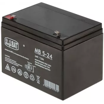 24V 5Ah Li-Ion Battery Pack with Charge Indicator