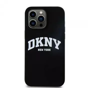 DKNY Hardcase Silicone Case for iPhone 16 Pro Max 6.9 inch with MagSafe, Black