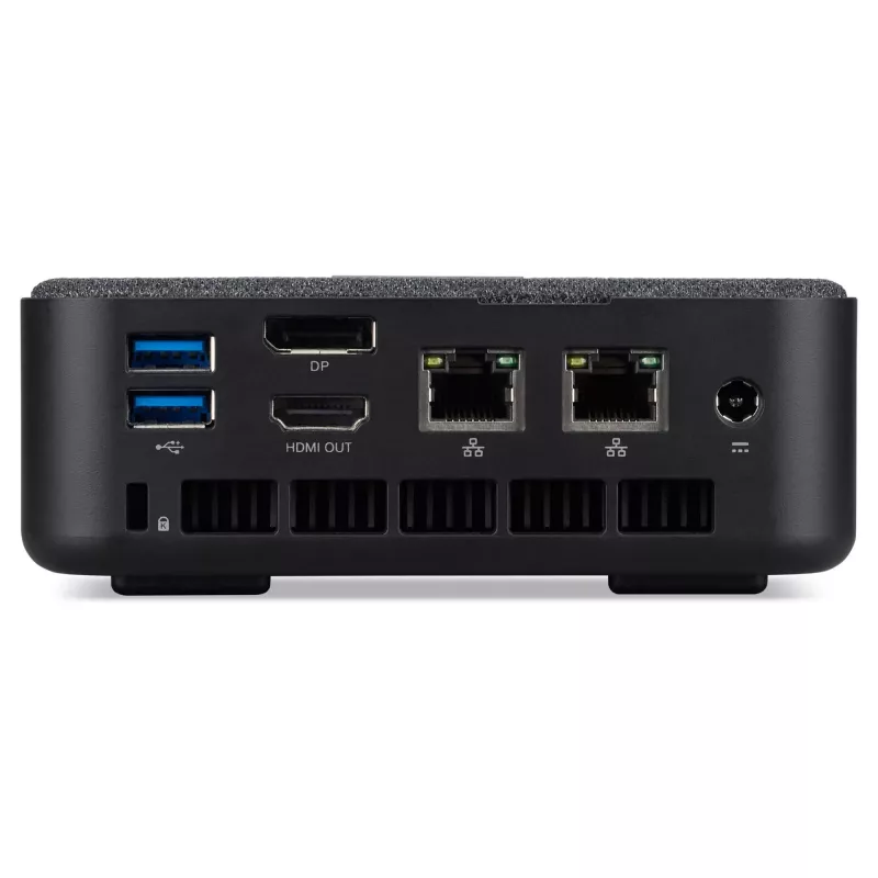 Acer Revo Box RB102-BARR Barebone Mini-PC, Ryzen 5 7430U, 16GB RAM, 512GB SSD, Radeon Graphics, Wi-Fi 6E, Bluetooth, 1GbE, 2.5GbE, Windows 11 Home, Black