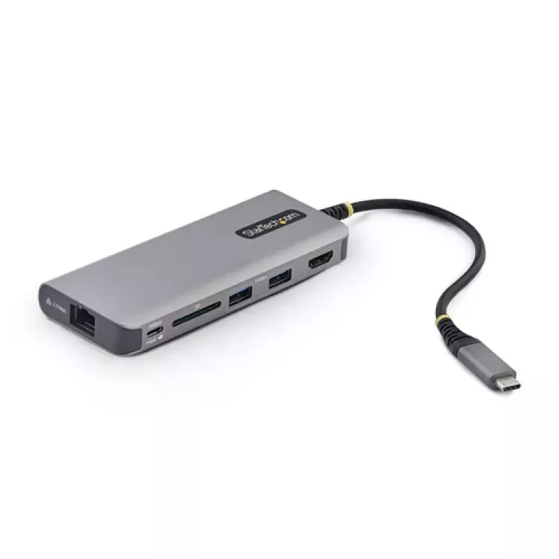 StarTech.com USB-C Multiport Hub with 2x DisplayPort, HDMI, 100W PD, 140W Total