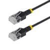 StarTech.com 3m Ultra Slim Cat6a UTP Patch Cable - RJ-45 Male to RJ-45 Male - Black