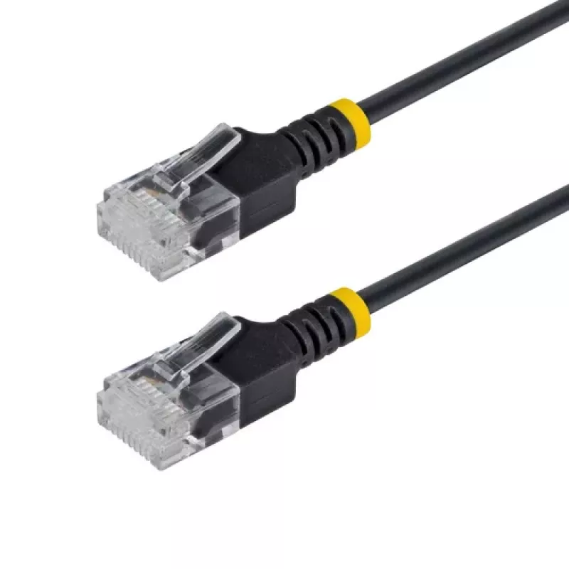 StarTech.com 3m Ultra Slim Cat6a UTP Patch Cable - RJ-45 Male to RJ-45 Male - Black