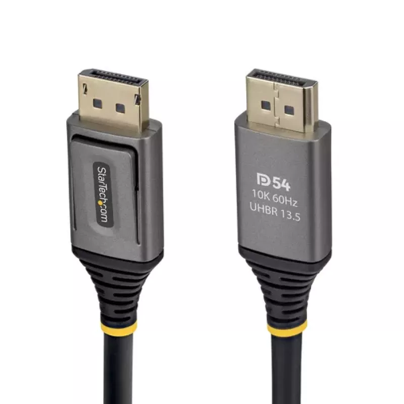 StarTech.com 0.5m DisplayPort 2.1 Cable - DP54 - DisplayPort Male to DisplayPort Male - Black