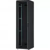 DIGITUS 42HE Unique Network Cabinet 600x600mm Glass Door Black