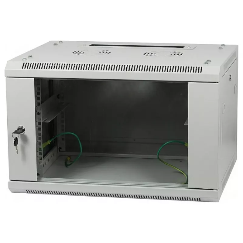 ALLNET 19 inch Wall-Mounted Enclosure 15U 1-Piece Depth 600mm Light Grey Flat Pack SMA Series