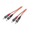 EFB-Elektronik Duplex Patch Cable ST-ST OM2 3m LSZH 3mm Orange