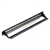 EFB Distribution Panel 19 inch 1U 24-Port Shielded Cat.6A Black RAL9005