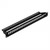 EFB Distribution Panel 19 inch 1U 24-Port Shielded Cat.6A Black RAL9005