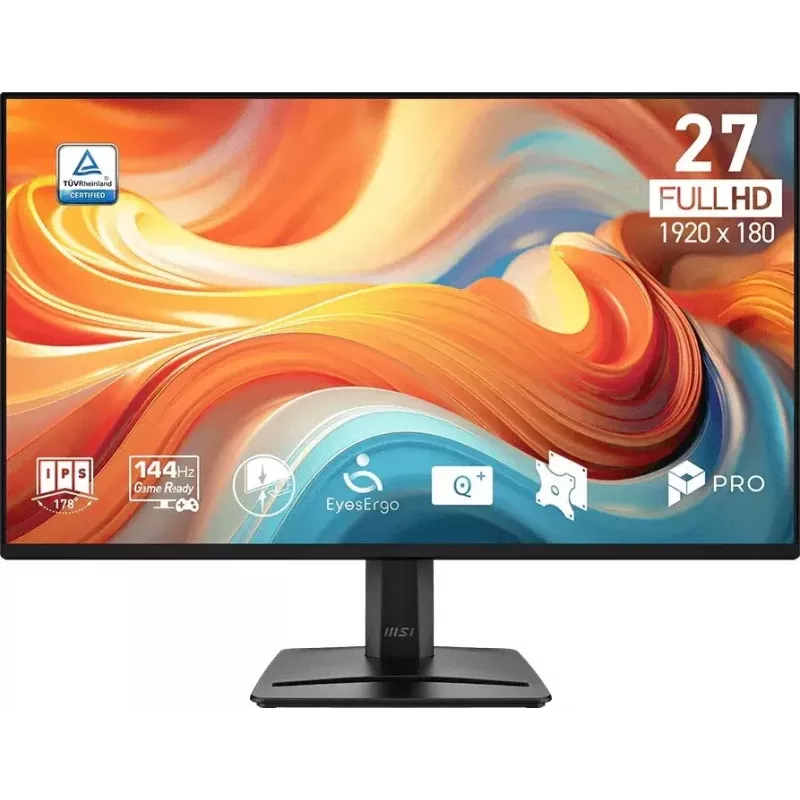 MSI PRO MP275 E14L 27 inch Full HD IPS 75Hz Monitor Black