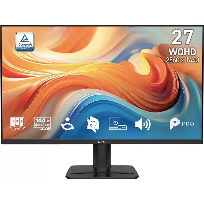 MSI PRO MP275QDE E14 27 inch WQHD IPS 144Hz 1ms Monitor