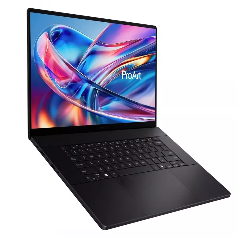 ASUS ProArt P16 H7606WR-SE058X Ryzen AI 9 HX 370 16.0 inch 4K OLED 120Hz 1600nits Anti-Reflective Laptop 32GB LPDDR5X 1TB SSD GeForce RTX 5070 Ti 12GB FHD Camera 90WHrs Windows 11 Pro Aluminum Nano Black