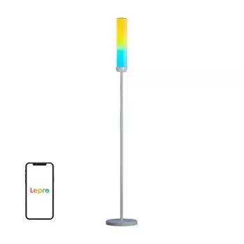 Lepro O1 AI Floor Lamp - Smart Floor Lamp, 2000 Lumens, RGB+CCT, Wi-Fi, Works with Alexa/Google Assistant